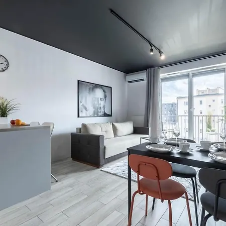 Apartment Modern Black Spot Poznan