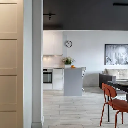 Apartment Modern Black Spot Poznan